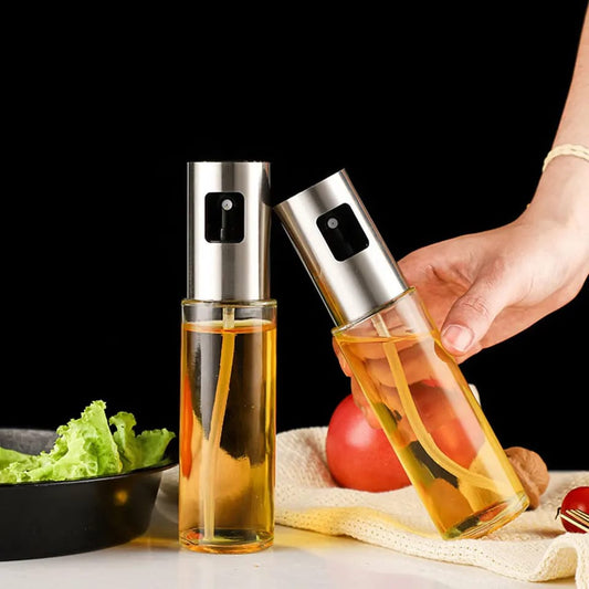 ⭐⭐⭐⭐⭐ (54+ Reviews) 🫒 Cooking Oil Sprayer – Premium Glass Bottle for Kitchen, BBQ & Baking