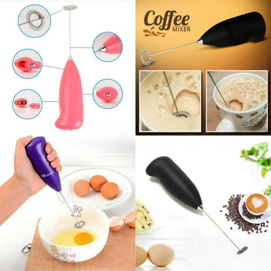 ⭐⭐⭐⭐ 76 Reviews Multipurpose Electric Coffee Beater – Handheld Milk Frother & Egg Mixer | Compact Kitchen Tool
