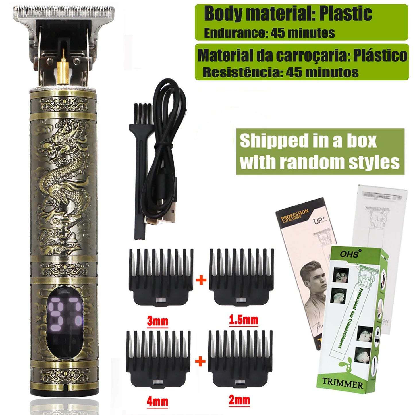 "T9 Hair Clipper – Electric Beard & Hair Trimmer" ✅