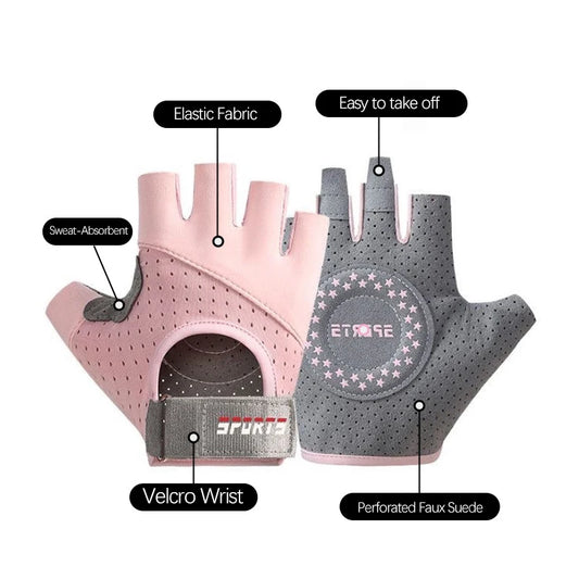 Ice Silk Fitness Gloves – Unisex, Breathable & Anti-Slip