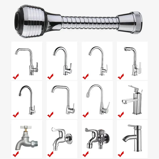 "360° Faucet Extender – High Pressure Water Saving Tap" ✅