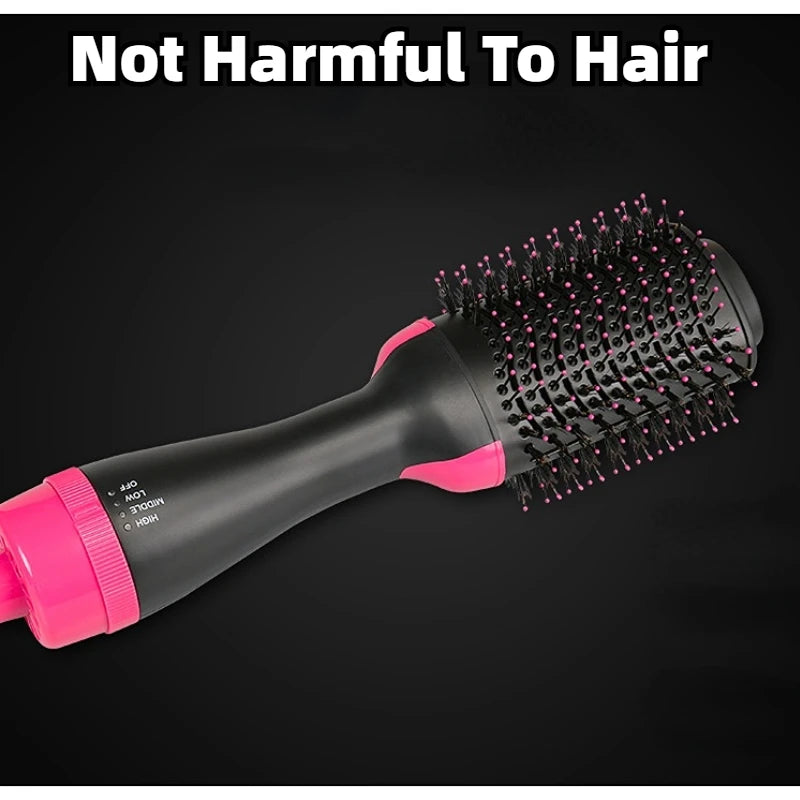 "4-in-1 Hot Air Brush – Hair Dryer & Styler" ✅