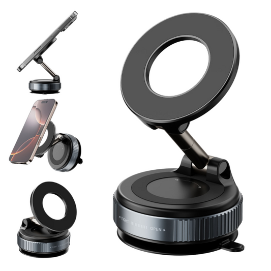 📱 Adjustable Mobile Suction Holder – Strong Grip, 360° Viewing Anywhere