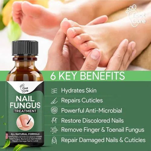 ⭐⭐⭐⭐⭐ (350+ Reviews) 🌿 Fast Nail Fungal Treatment – 💅 Nail Repair Essence Serum | Foot & Hand Fungus Removal Gel