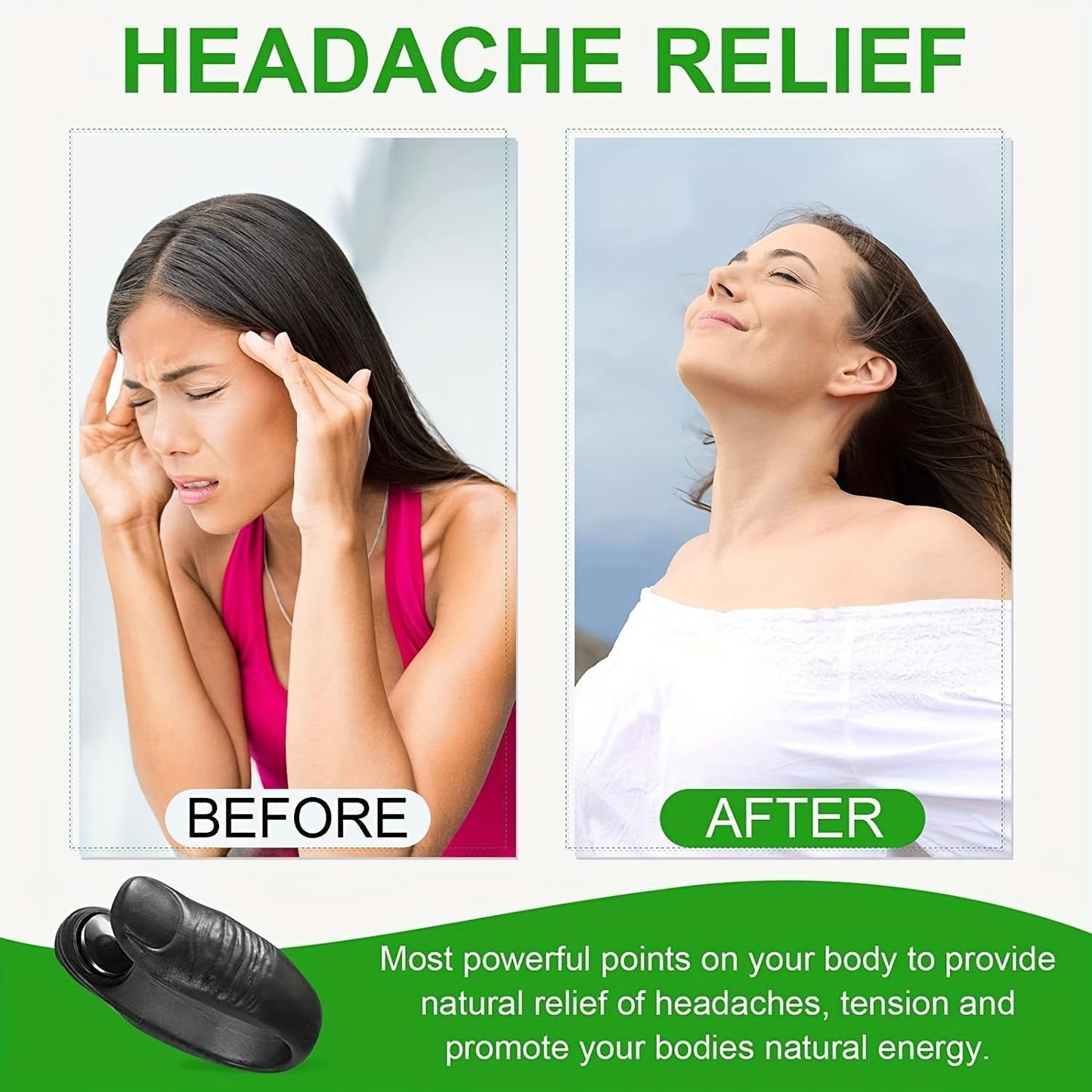 ⭐⭐⭐⭐⭐ (645+ Reviews) ✋ Sugar Control LI4 Acupressure Point Clip – Stress, Headache & Migraine Relief | Wearable Hand Pressure Clip
