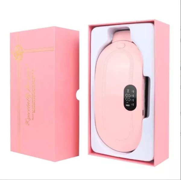 ⭐⭐⭐⭐⭐ (654+ Reviews) 🌸 Heating Pad for Women – Period Pain & Cramp Relief Belt | Portable Electric Massager with Heat & Vibration
