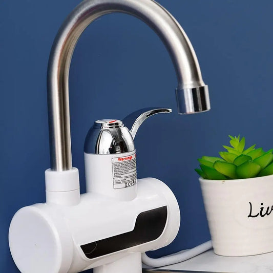 ⭐⭐⭐ (96+ Reviews) ⚡ Electric Kitchen Water Heater Tap – Instant Hot Water Faucet | Fast Heating Tankless Faucet