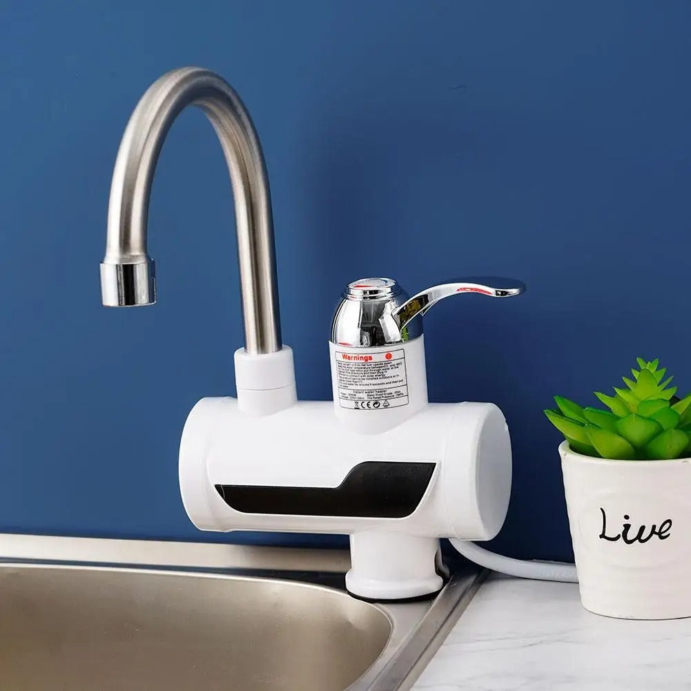 ⭐⭐⭐ (96+ Reviews) ⚡ Electric Kitchen Water Heater Tap – Instant Hot Water Faucet | Fast Heating Tankless Faucet