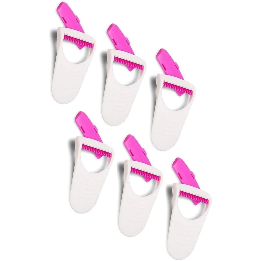 ⭐⭐⭐⭐⭐ (636+ Reviews) 💖 Safit Shave Body Razor – Pack of 6 ✨  White & Pink Disposable Razors for Women | Smooth & Gentle Hair Remover