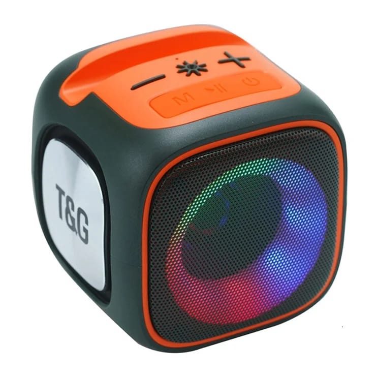 ⭐⭐⭐⭐⭐ 92 Reviews  T&G Portable Bluetooth Speaker X-911 – LED Lights, Phone Holder & Deep Bass