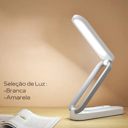 ⭐⭐⭐⭐ 68 Reviews B005 LED Folding Table Lamp – Rechargeable Dimmable Desk Light with Type-C Charging