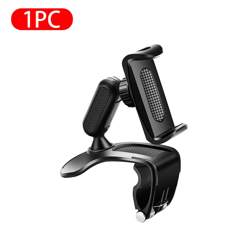 360° Car Phone Holder – Dashboard & Rearview Mirror Mount