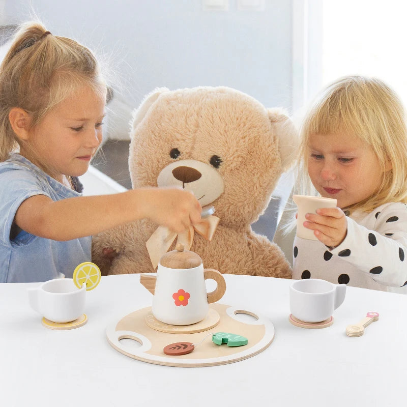 Wooden Dessert Play Set – Kids Pretend Food Toys