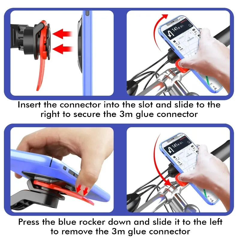 Motorcycle Phone Holder – Shockproof Bike & Scooter Mount