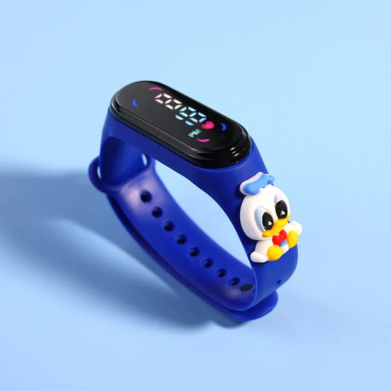 "Kids Cartoon LED Watch – Waterproof Sports Bracelet" ✅