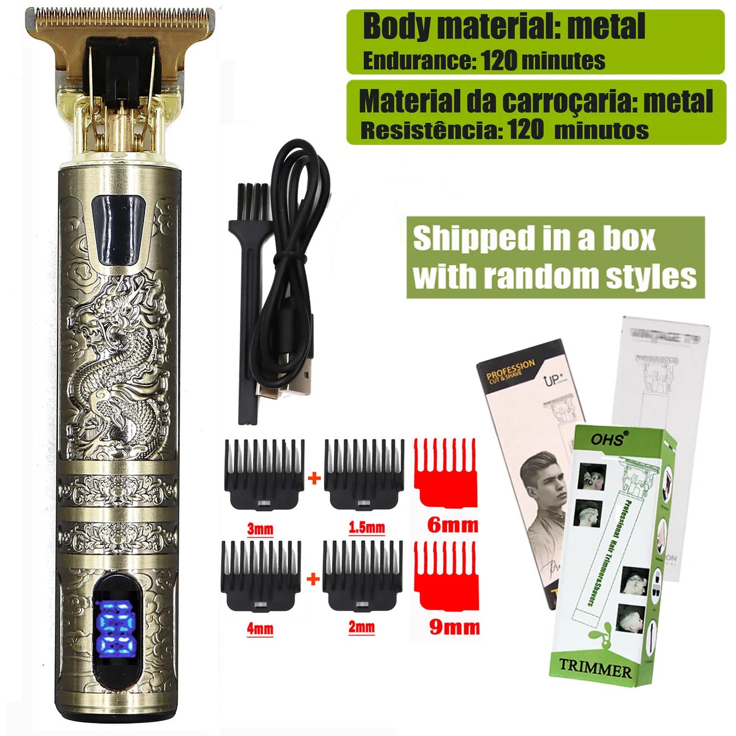 "T9 Hair Clipper – Electric Beard & Hair Trimmer" ✅