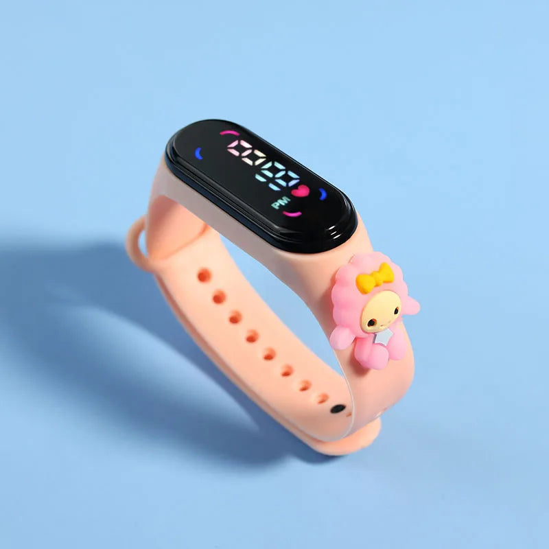 "Kids Cartoon LED Watch – Waterproof Sports Bracelet" ✅