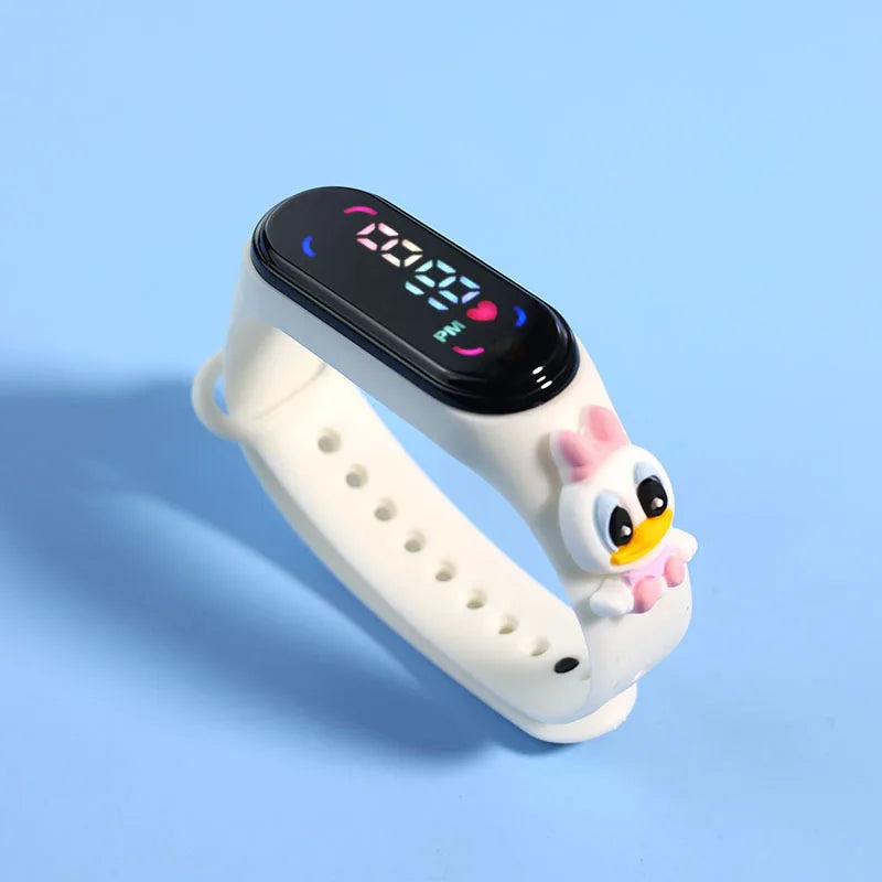 "Kids Cartoon LED Watch – Waterproof Sports Bracelet" ✅