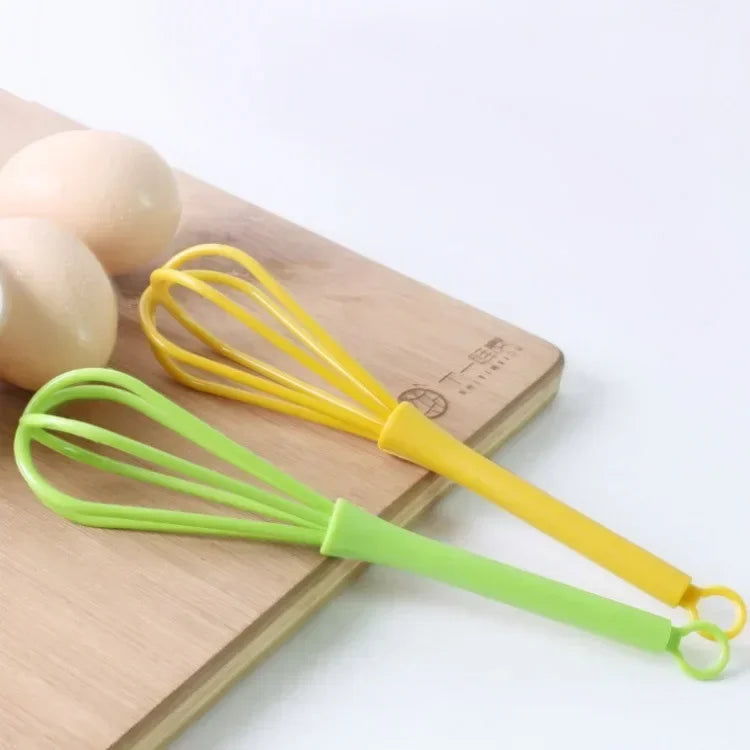 "Egg Whisk Mixer – Plastic Baking & Kitchen Tool" ✅