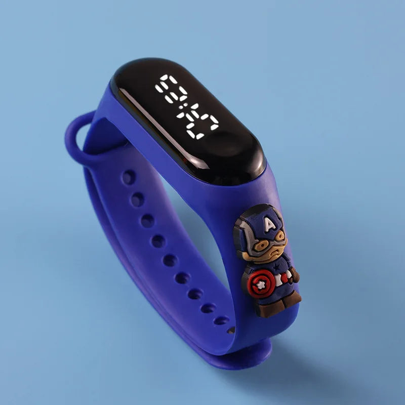 "Kids Cartoon LED Watch – Waterproof Sports Bracelet" ✅