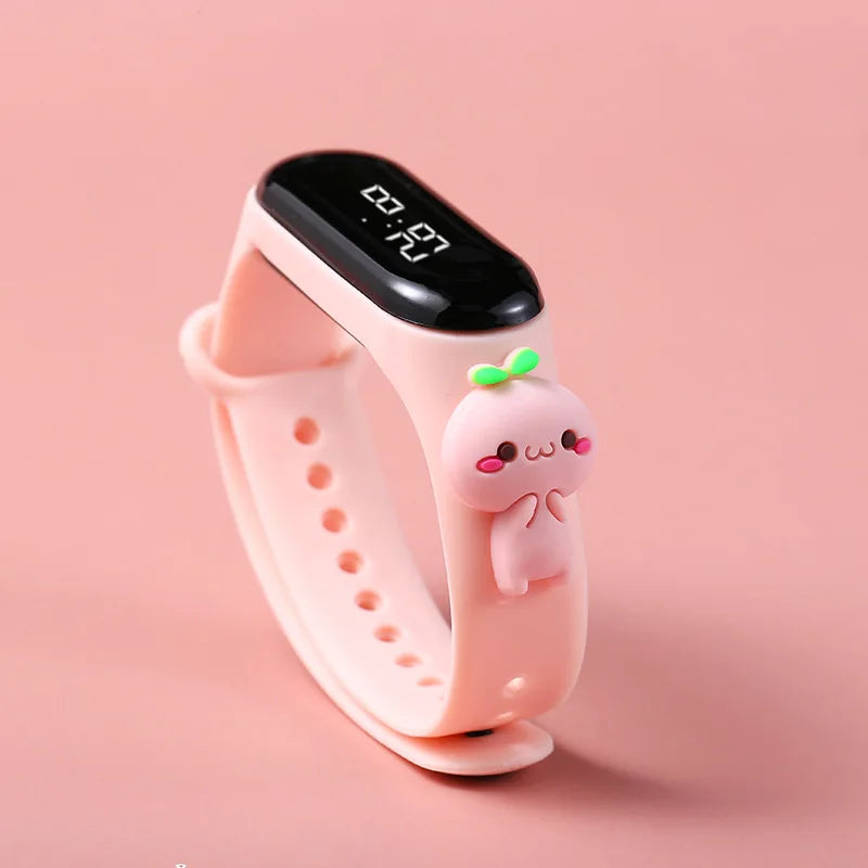 "Kids Cartoon LED Watch – Waterproof Sports Bracelet" ✅