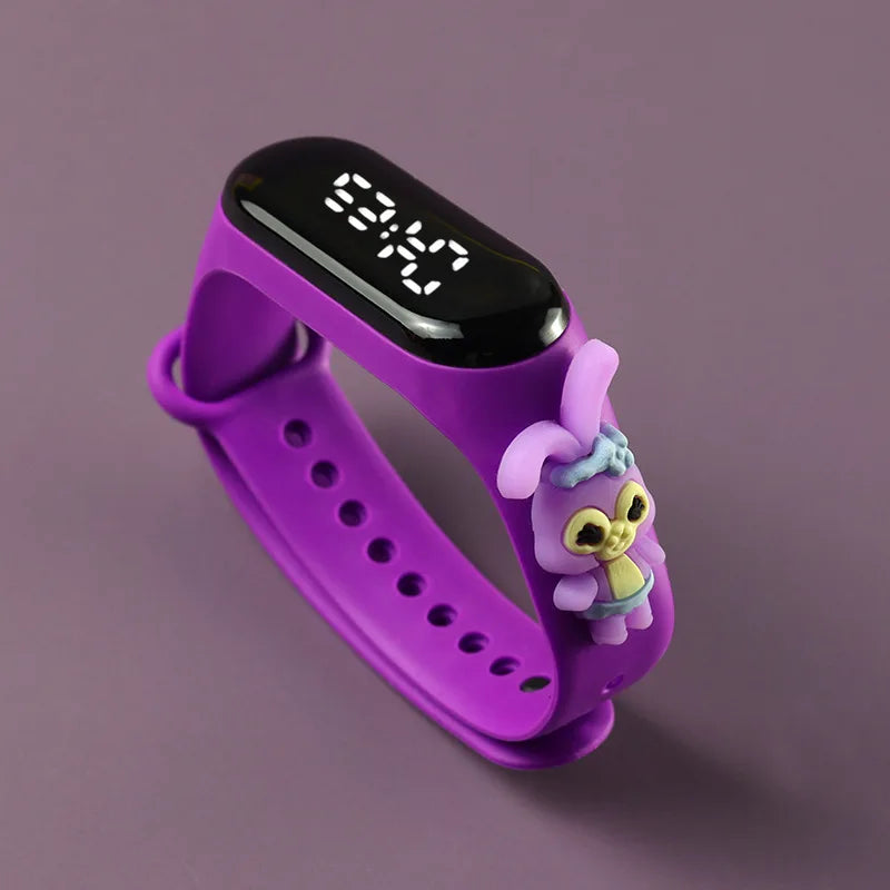 "Kids Cartoon LED Watch – Waterproof Sports Bracelet" ✅
