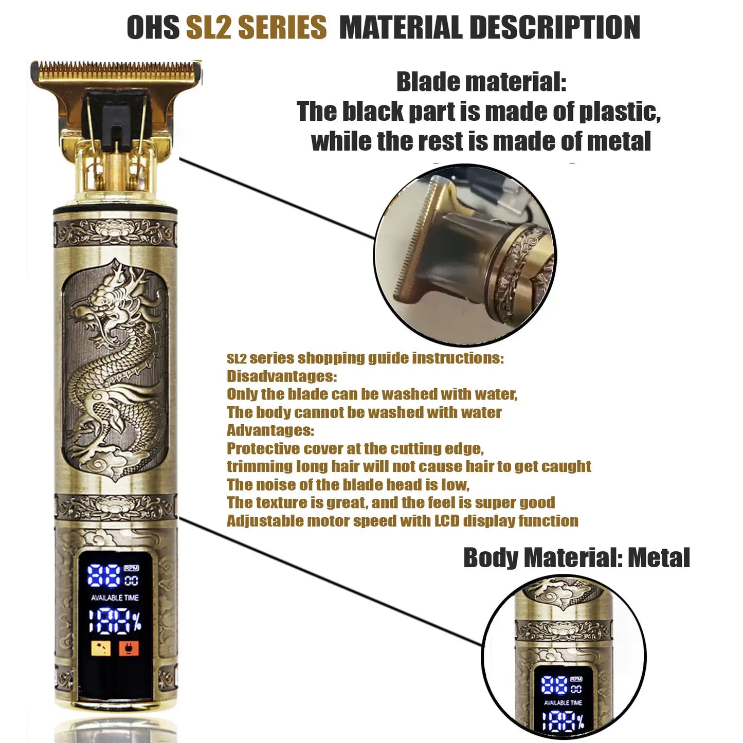 "T9 Hair Clipper – Electric Beard & Hair Trimmer" ✅