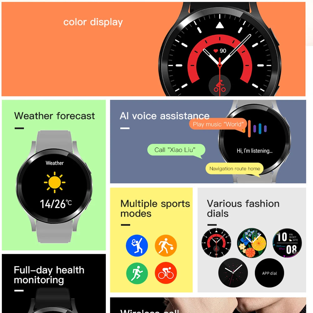 "Bluetooth Smartwatch – Fitness & Health Monitor" ✅