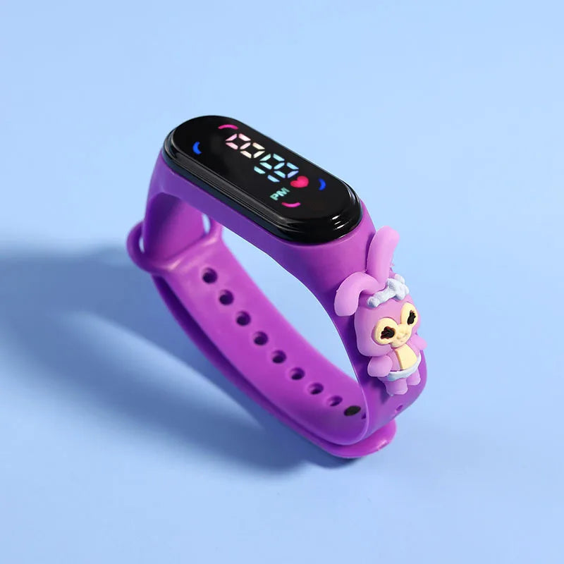 "Kids Cartoon LED Watch – Waterproof Sports Bracelet" ✅