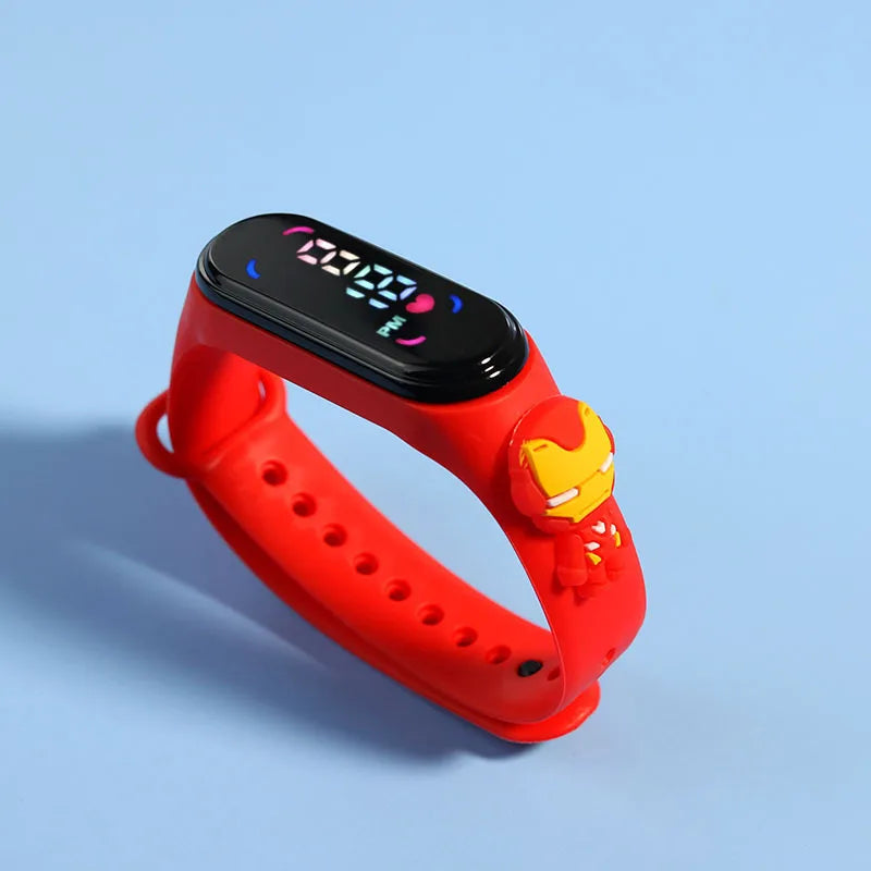 "Kids Cartoon LED Watch – Waterproof Sports Bracelet" ✅