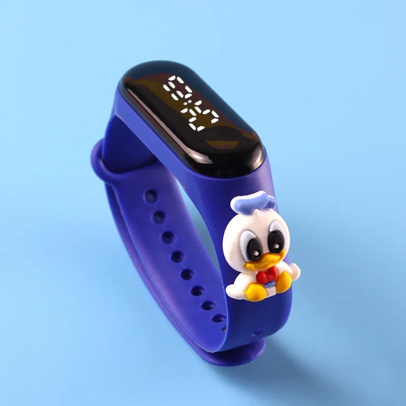 "Kids Cartoon LED Watch – Waterproof Sports Bracelet" ✅