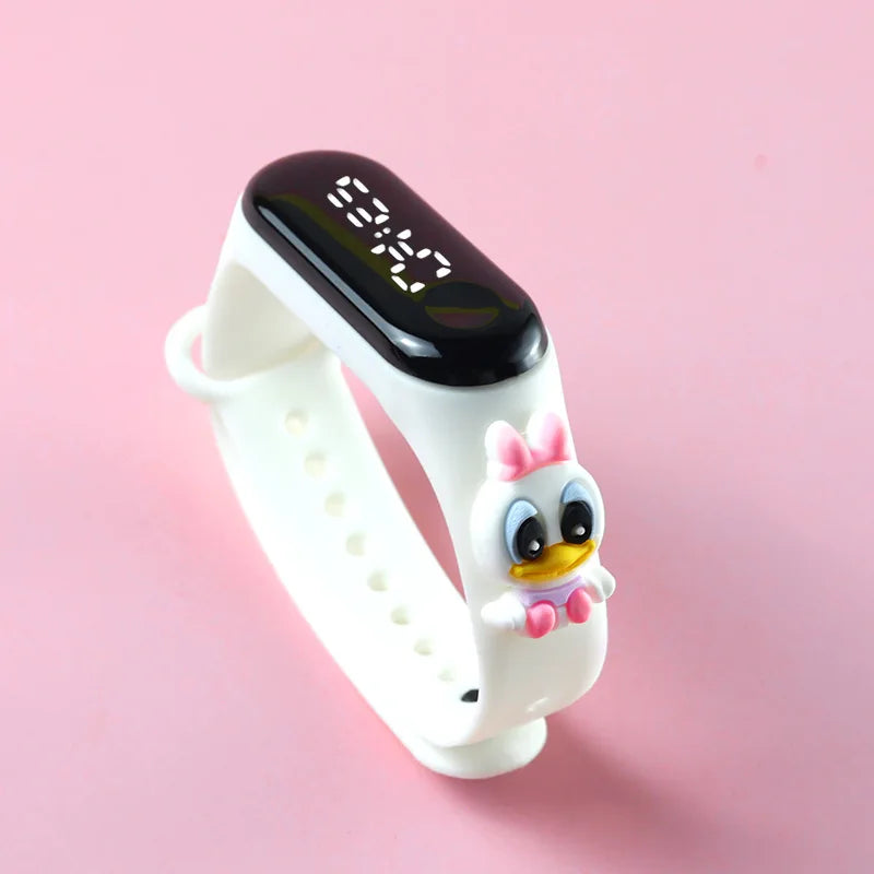 "Kids Cartoon LED Watch – Waterproof Sports Bracelet" ✅