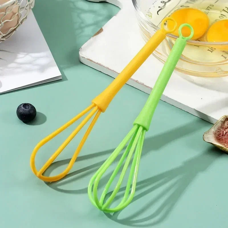 "Egg Whisk Mixer – Plastic Baking & Kitchen Tool" ✅