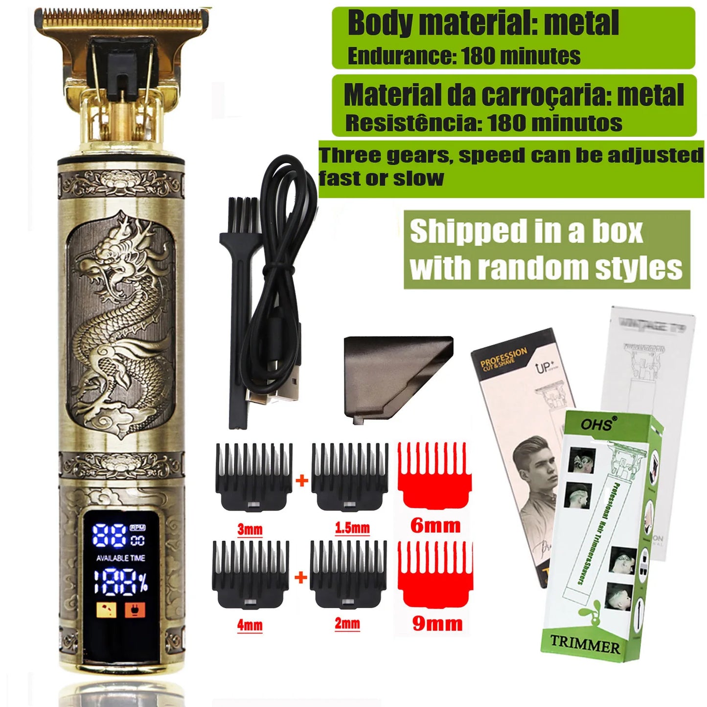 "T9 Hair Clipper – Electric Beard & Hair Trimmer" ✅