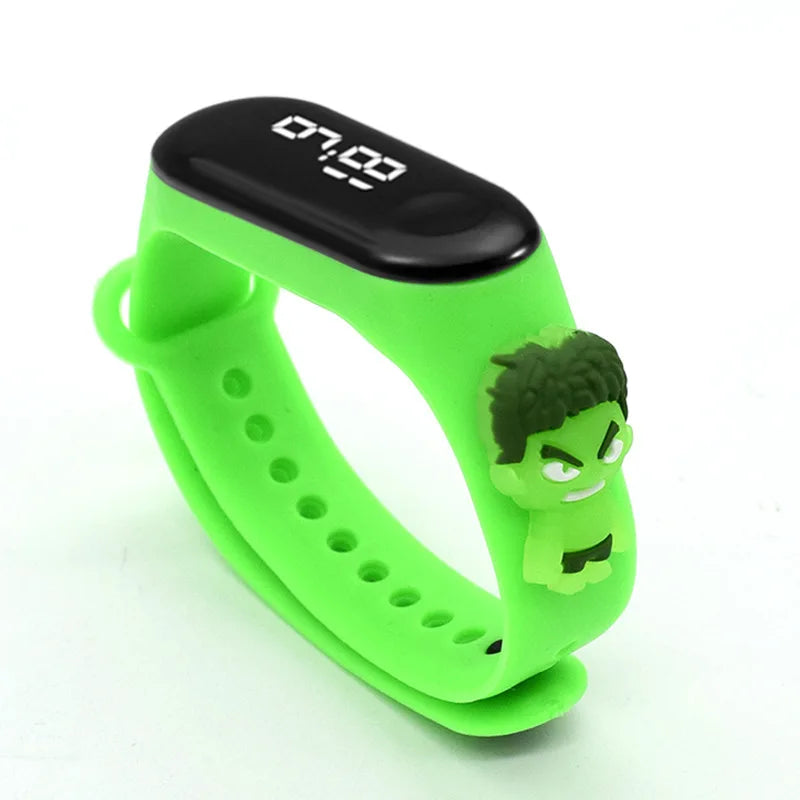 "Kids Cartoon LED Watch – Waterproof Sports Bracelet" ✅