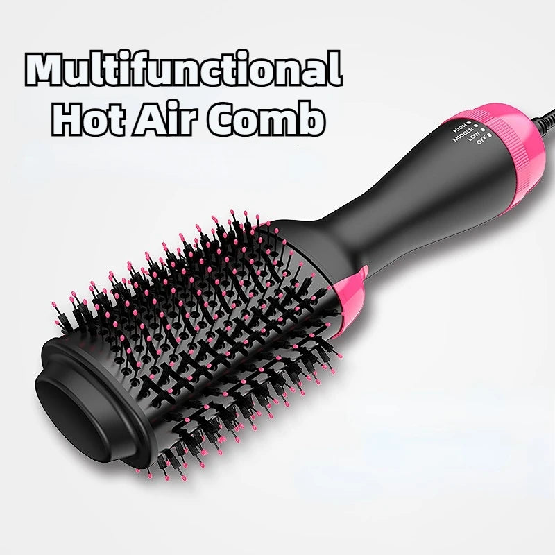 "4-in-1 Hot Air Brush – Hair Dryer & Styler" ✅