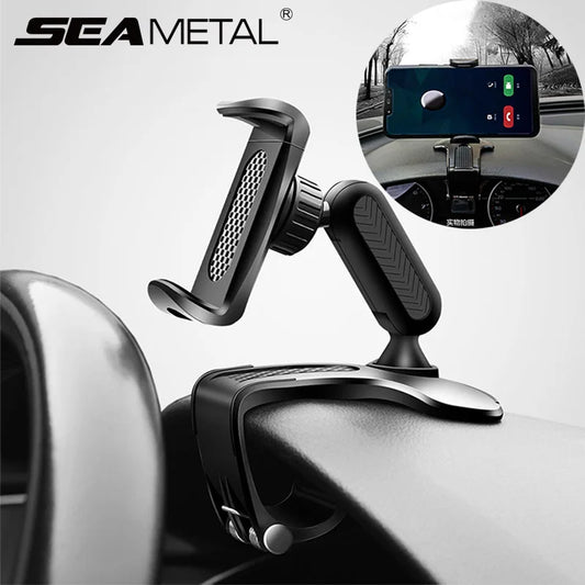 360° Car Phone Holder – Dashboard & Rearview Mirror Mount