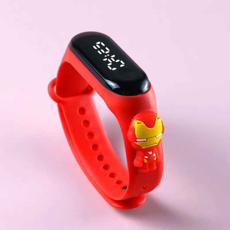 "Kids Cartoon LED Watch – Waterproof Sports Bracelet" ✅