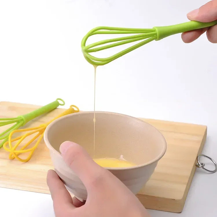 "Egg Whisk Mixer – Plastic Baking & Kitchen Tool" ✅