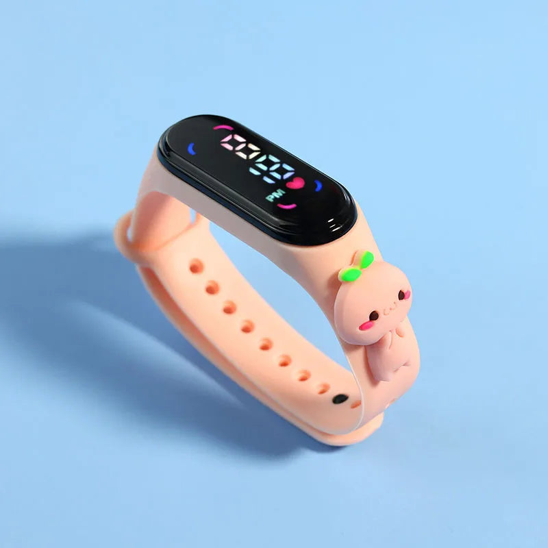 "Kids Cartoon LED Watch – Waterproof Sports Bracelet" ✅