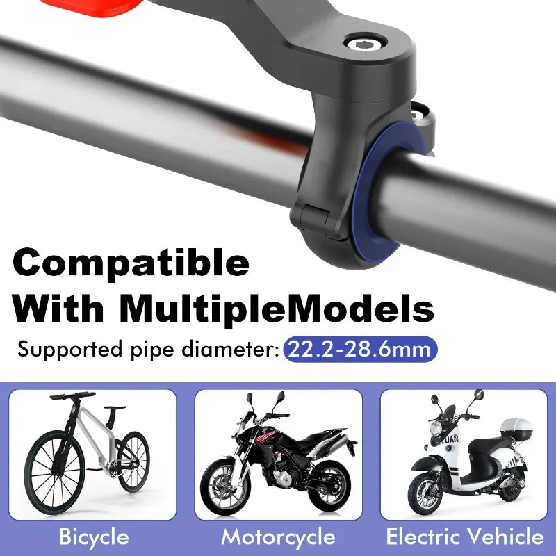 Motorcycle Phone Holder – Shockproof Bike & Scooter Mount