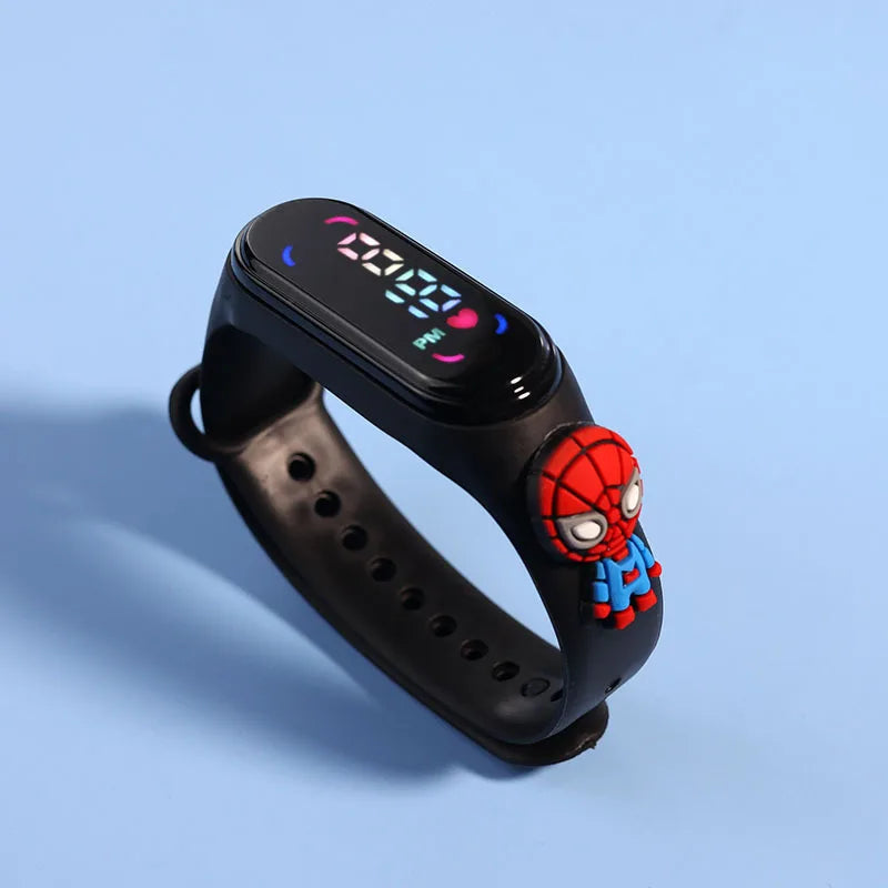 "Kids Cartoon LED Watch – Waterproof Sports Bracelet" ✅