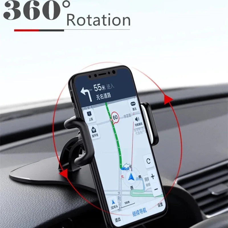 360° Car Phone Holder – Universal Dashboard Mobile Mount