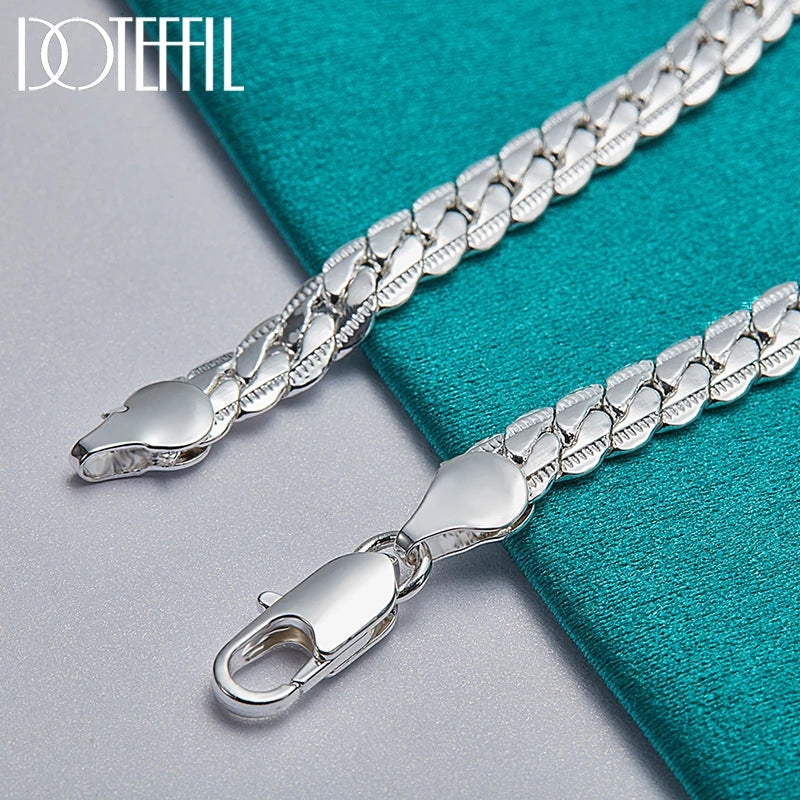 "925 Silver Chain Bracelet – Unisex Wedding Jewelry" ✅