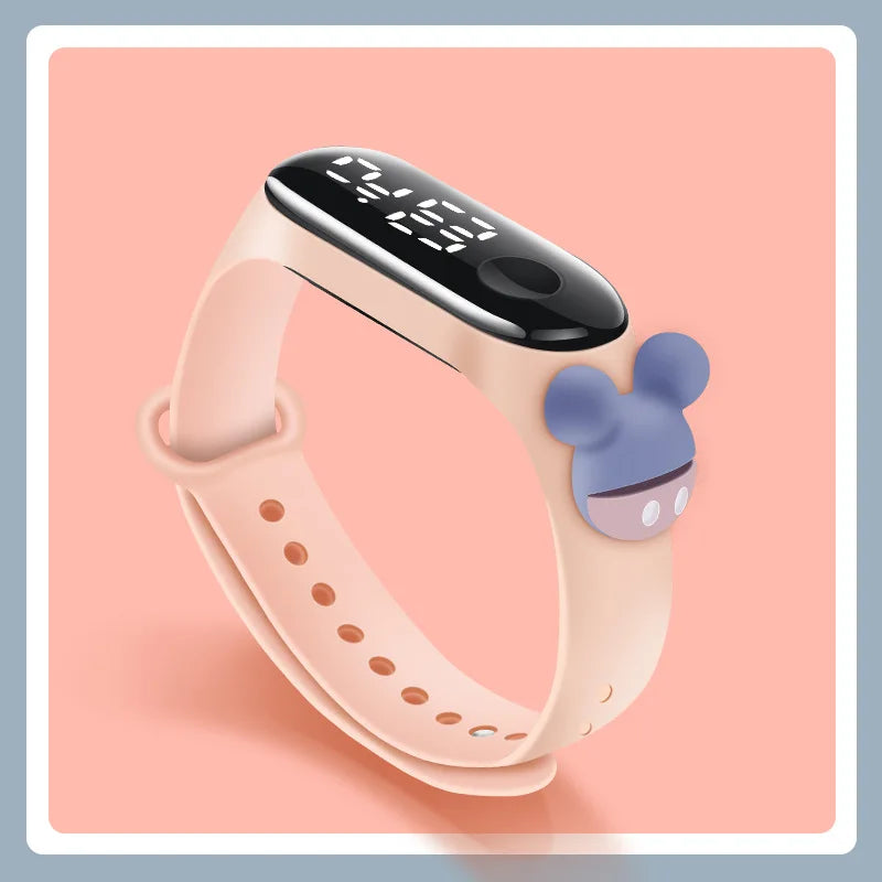 "Kids Cartoon LED Watch – Waterproof Sports Bracelet" ✅