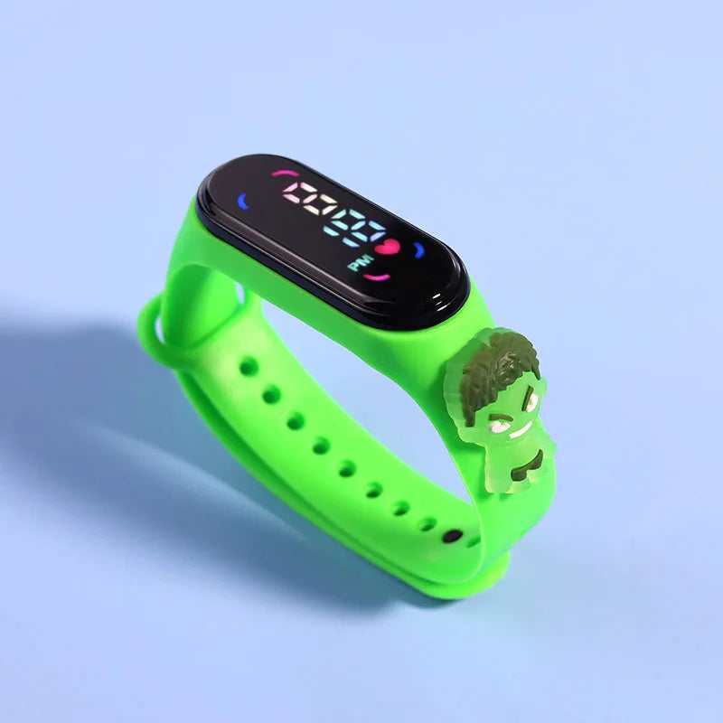 "Kids Cartoon LED Watch – Waterproof Sports Bracelet" ✅