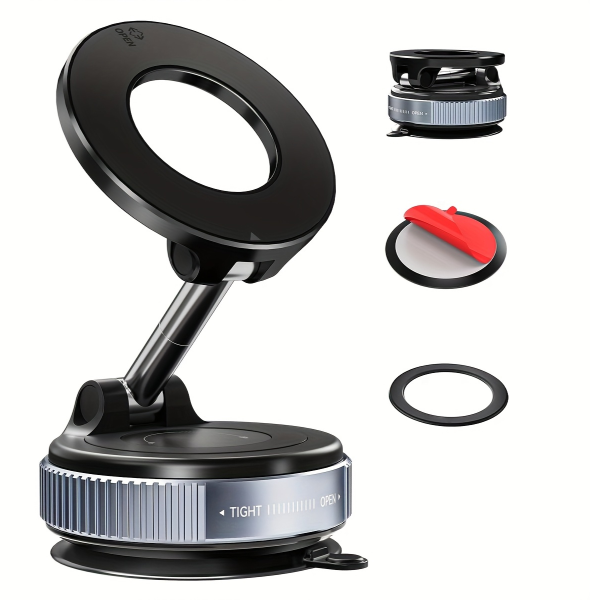📱 Adjustable Mobile Suction Holder – Strong Grip, 360° Viewing Anywhere