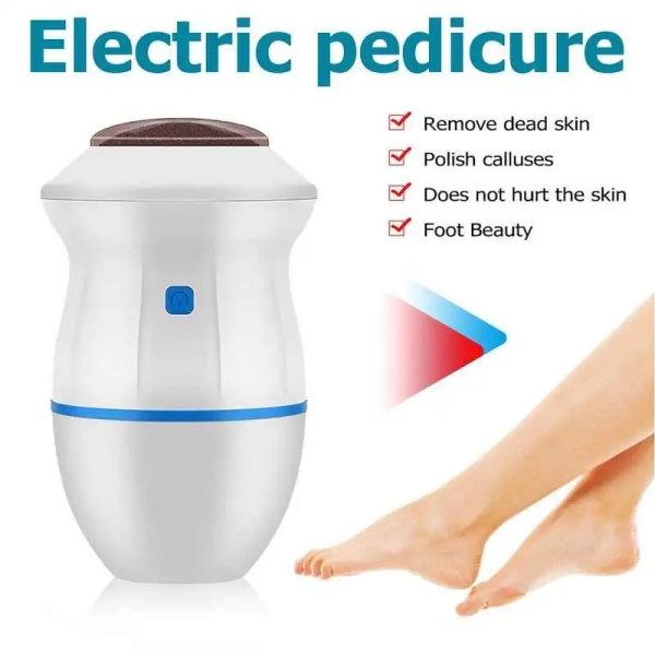 ⭐⭐⭐⭐ (36 Reviews)✨ Back Callus Remover – Electric Foot Grinder with Vacuum & Rechargeable Pedicure Tool