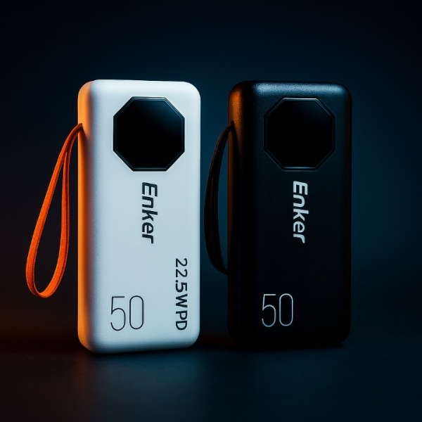 🔋 Enker 50000mAh Power Bank – Ultra High Capacity & Fast Charging