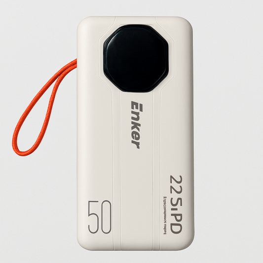 🔋 Enker 50000mAh Power Bank – Ultra High Capacity & Fast Charging
